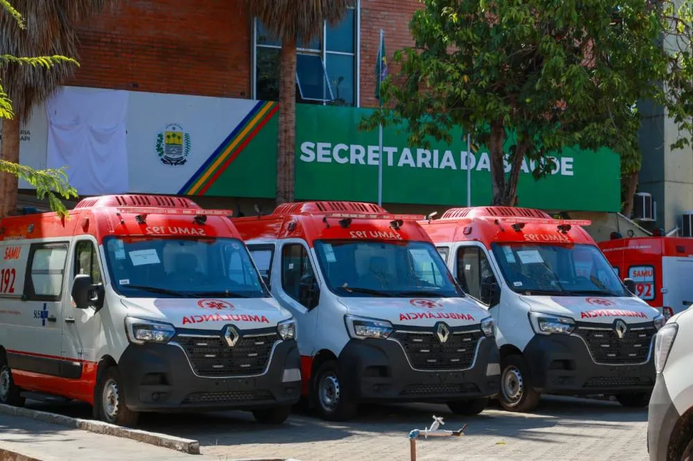 Piauí recebe 22 novas ambulâncias do SAMU com investimento de quase R$ 7 milhões