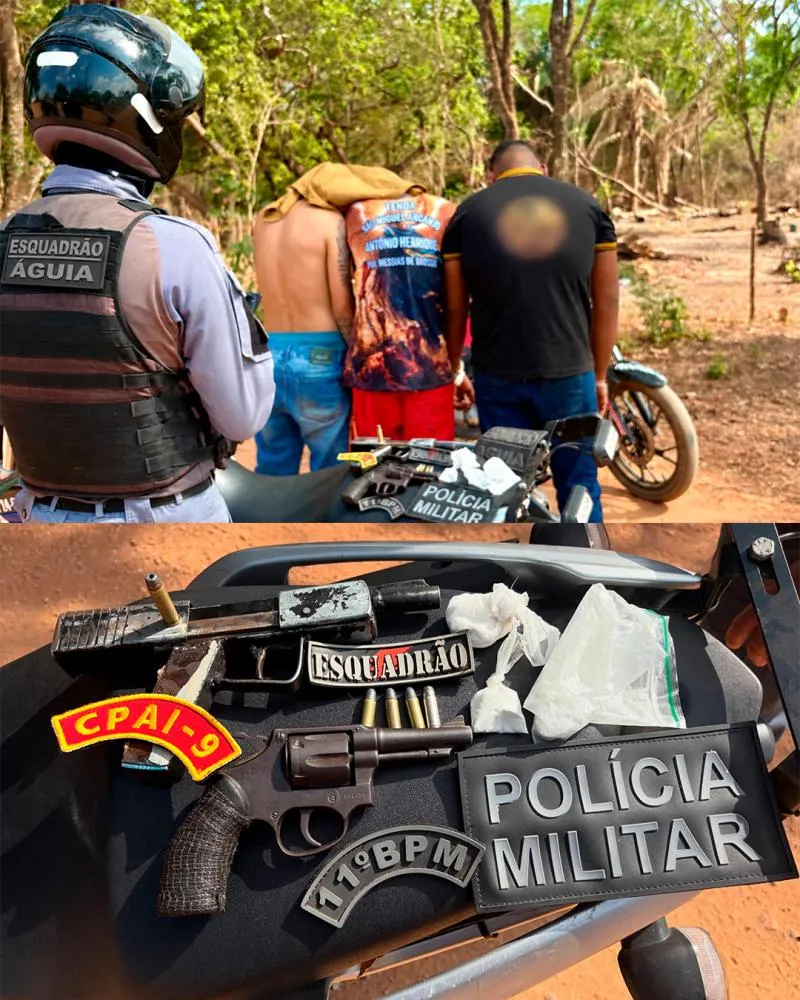 Esquadrão Águia apreende duas armas de fogo durante operação em Timon