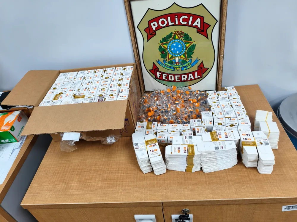 PF apreende mais de mil ampolas de tirzepatida no aeroporto de São Luís