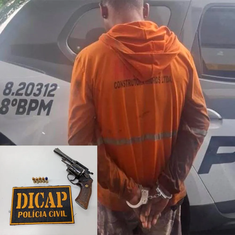 Operações da Polícia Civil resultam em prisão em Goiás e apreensão de arma em Timon